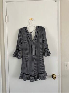 joa denim dress J.O.A 'Barton' Light Wash Strapless Denim Midi Dress